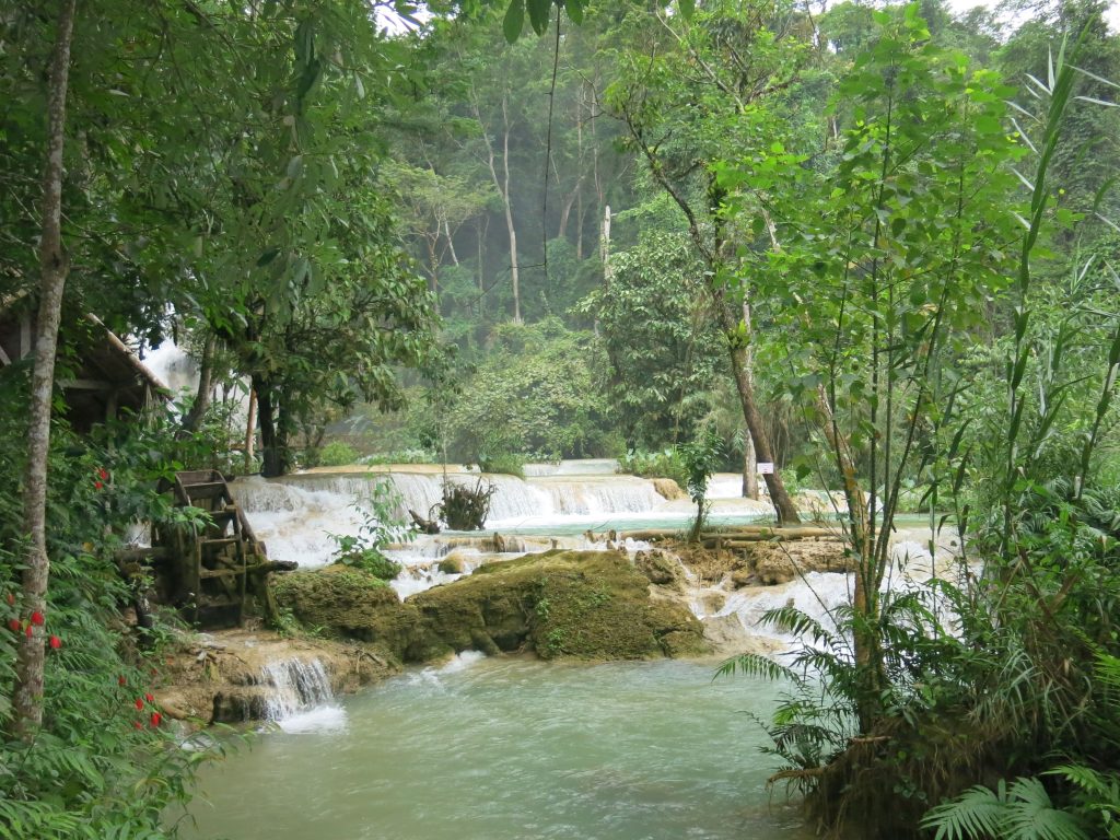 KUANG SI FALLS LUANG PRABANG LAOS