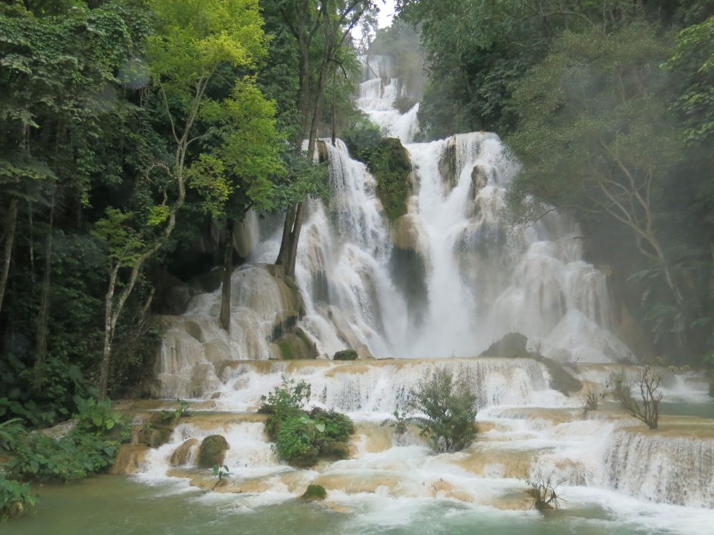 KUANG SI FALLS LUANG PRABANG LAOS