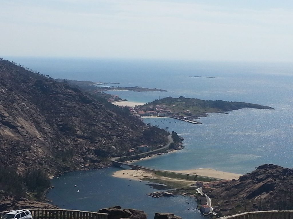 MIRADOR EZARO RUTA EN MOTO POR GALICIA